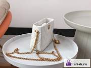 Fortok Chanel 23P Hobo Bag White As3830 20x16x8cm - 6