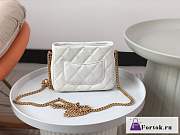 Fortok Chanel 23P Hobo Bag White As3830 20x16x8cm - 4