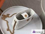 Fortok Chanel 23P Hobo Bag White As3830 20x16x8cm - 2