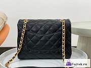 Fortok Chanel Flap Bag Black AP3897 22x6x17cm - 5
