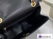Fortok Chanel Flap Bag Black AP3897 22x6x17cm - 3