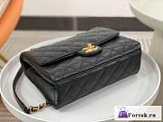 Fortok Chanel Flap Bag Black AP3897 22x6x17cm - 4