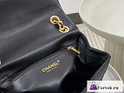 Fortok Chanel Flap Bag Black AP3897 22x6x17cm - 2