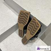 Fortok Bottega Veneta Patch Flat Mule Black - 6