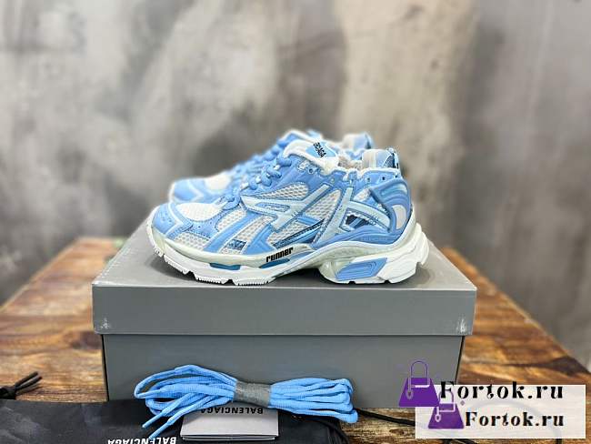 Fortok Balenciaga Blue Runner Sneakers - 1