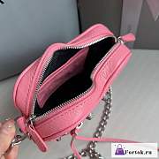 Fortok Balenciaga Le Cagole Heart Bag Pink 16x4x13cm - 6