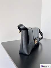 Fortok Balenciaga Downtown Shoulder Bag Black 25.4x16x8.4 cm - 6