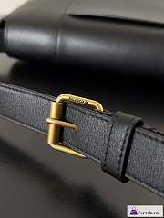 Fortok Balenciaga Downtown Shoulder Bag Black 25.4x16x8.4 cm - 5