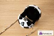 Fortok Chanel Sphere Minaudiere Black & White 12x12x12cm - 5
