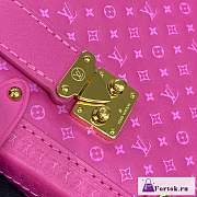 Fortok Louis Vuitton Side Trunk Bag Pink M46358 21x14x6cm  - 6