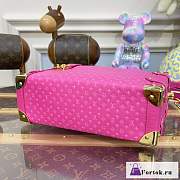 Fortok Louis Vuitton Side Trunk Bag Pink M46358 21x14x6cm  - 4