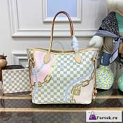 Fortok Louis Vuitton Neverfull MM Damier Azur N40471 31x28x14cm - 1
