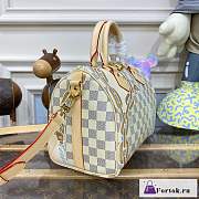 Fortok Louis Vuitton Speedy Bandoulière 25 Damier Azur N40473 25x19x15cm - 6
