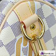 Fortok Louis Vuitton Speedy Bandoulière 25 Damier Azur N40473 25x19x15cm - 4
