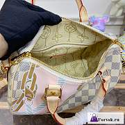 Fortok Louis Vuitton Speedy Bandoulière 25 Damier Azur N40473 25x19x15cm - 3