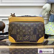 Fortok Louis Vuitton Nil Damier Ebene Bag N40359 29x21.5x12cm - 1