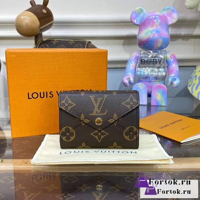 Fortok Louis Vuitton Wallet Blue M81666 10x8x3cm - 1