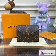 Fortok Louis Vuitton Wallet Blue M81666 10x8x3cm - 1