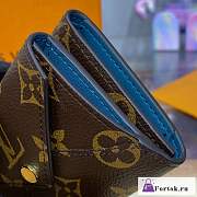 Fortok Louis Vuitton Wallet Blue M81666 10x8x3cm - 2