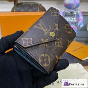 Fortok Louis Vuitton Wallet Blue M81666 10x8x3cm - 3