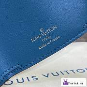 Fortok Louis Vuitton Wallet Blue M81666 10x8x3cm - 5