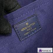 Fortok Louis Vuitton On My Side Bag Blue 30.5x14x24cm - 3