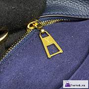 Fortok Louis Vuitton On My Side Bag Blue 30.5x14x24cm - 2