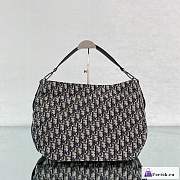 Fortok Dior Saddle Soft Bag Beige and Black Dior Oblique Jacquard - 3