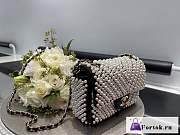 Fortok Chanel Flap Pearl Bag 20cm - 3