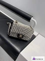 Fortok Chanel Flap Pearl Bag 20cm - 5
