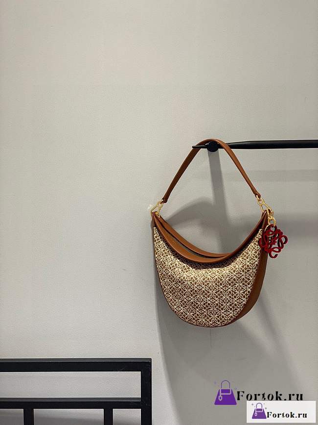 Fortok Loewe Luna Bag Brown 29x27x8cm - 1