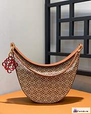 Fortok Loewe Luna Bag Brown 29x27x8cm - 4
