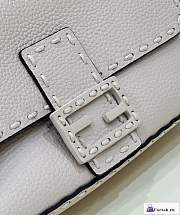 Fortok Fendi Baguette Bag White 28x6x13cm - 2