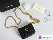 Fortok Chanel 23P Mini Bag Black 12.5x9x4.5cm - 3