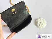 Fortok Chanel 23P Mini Bag Black 12.5x9x4.5cm - 5