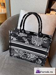 Fortok Dior Tote Bag Black Constellation 36.5cm - 5