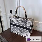Fortok Dior Tote Bag Black and White Constellation 26.5cm - 6