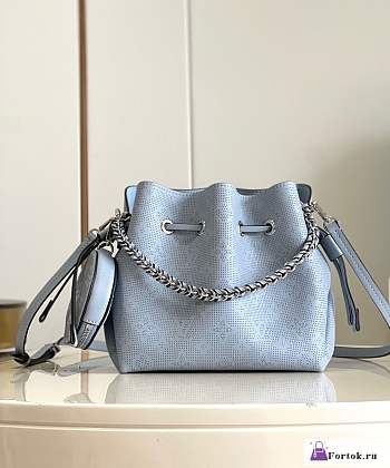 Fortok Louis Vuitton Bella Bag Blue M21886 19x22x14cm