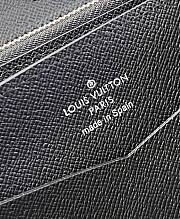 Fortok Louis Vuitton Monogram Eclipse Wallet Brown M61506 22x12x5cm - 5