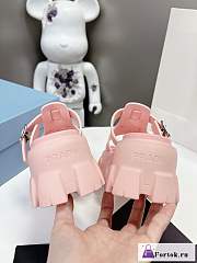 Fortok Prada Foam Rubber Sandals Pink - 6