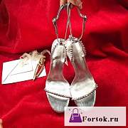 Fortok Christian Louboutin So Me Heels Silver - 3