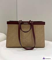 Fortok Fendi X-tote Beige Canva Bag 41×16×28cm - 1