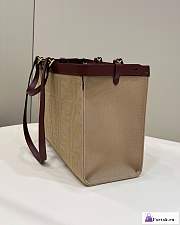 Fortok Fendi X-tote Beige Canva Bag 41×16×28cm - 5