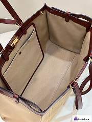 Fortok Fendi X-tote Beige Canva Bag 41×16×28cm - 3