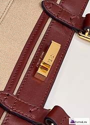 Fortok Fendi X-tote Beige Canva Bag 41×16×28cm - 4