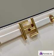 Fortok Fendi Touch Bag White 26.5x10x19cm - 2