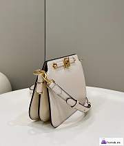 Fortok Fendi Touch Bag White 26.5x10x19cm - 5