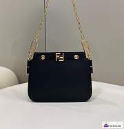 Fortok Fendi Touch Bag Black 26.5x10x19cm - 1