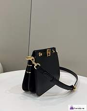 Fortok Fendi Touch Bag Black 26.5x10x19cm - 6