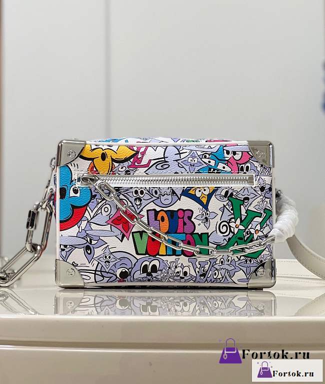 Fortok Louis Vuitton Mini Soft Trunk Animal Pattern M82008 18.5x13x8cm  - 1